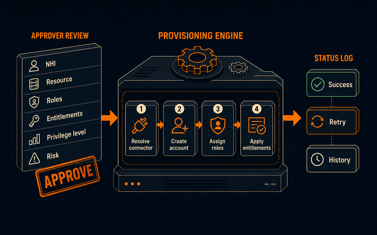 Approval Workflow and Provisioning Engine — how it works